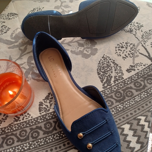 Lauren Conrad Navy Blue Flats - Picture 4 of 5